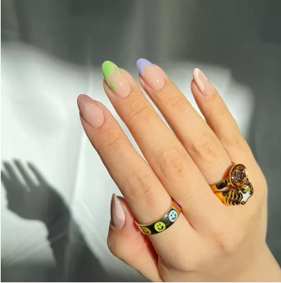 Abstract Pastel Tips